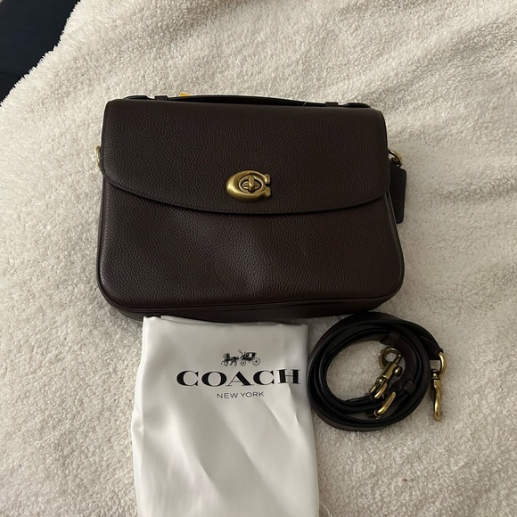 Coach Bags Coach Cassie Crossbody In Oxblood Pebbled Leather With